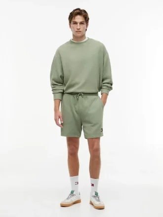 Tommy Jeans vaffelstrikkede strandshorts Tommy Jeans vaffelstrikkede strandshorts