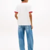 Tommy Jeans Wavy Flag Ringer T-skjorte