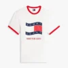 Tommy Jeans Wavy Flag Ringer T-skjorte