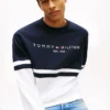 Tommy Logo Colorblock-genser