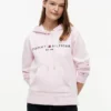 Tommy Logo Fleece-hettegenser