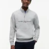 Tommy Logo Quarter-Zip-genser