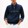 Tommy Logo Quarter-Zip-genser