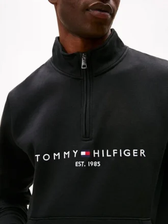 Tommy Logo Quarter-Zip-genser