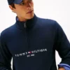 Tommy Logo Quarter-Zip-genser
