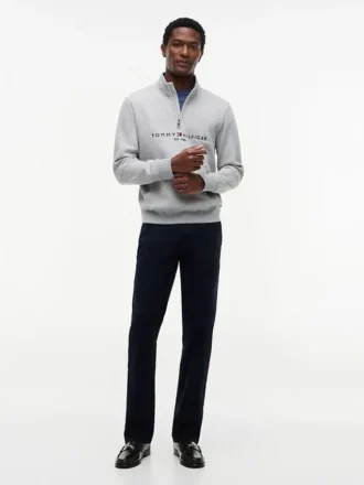 Tommy Logo Quarter-Zip-genser