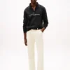 Tommy Logo Quarter-Zip-genser