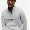 Tommy Logo Quarter-Zip-genser