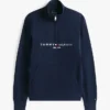 Tommy Logo Quarter-Zip-genser