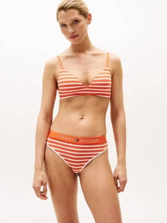Tommy Logo Stretch Cotton Thong