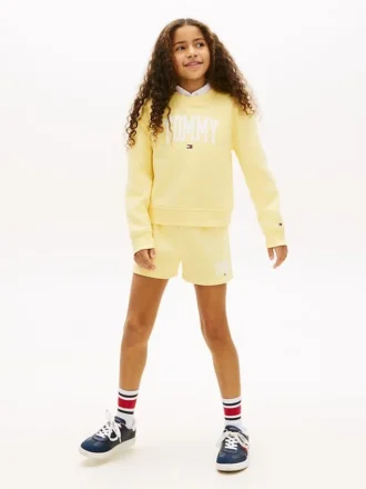 Tommy Logo-sweatshorts for barn