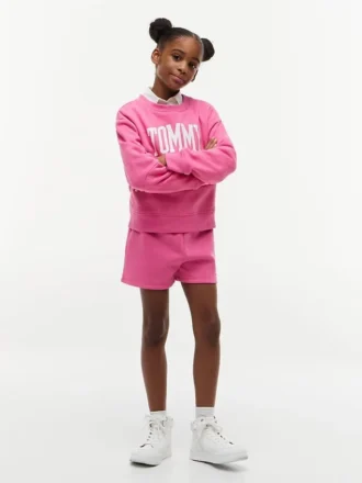 Tommy Logo-sweatshorts for barn