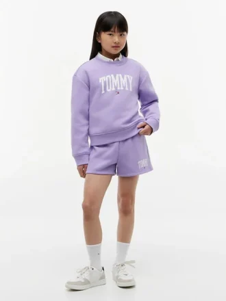 Tommy Logo-sweatshorts for barn