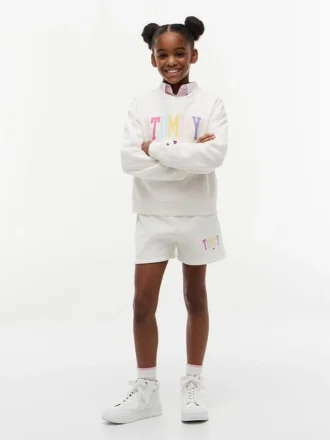 Tommy Logo-sweatshorts for barn