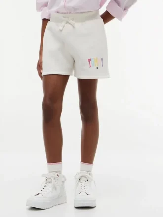 Tommy Logo-sweatshorts for barn