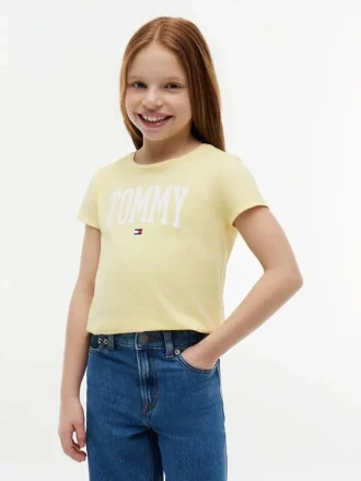 Tommy-logo-T-skjorte for barn