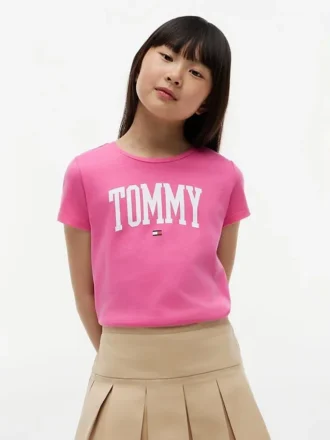 Tommy-logo-T-skjorte for barn
