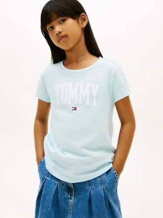 Tommy-logo-T-skjorte for barn