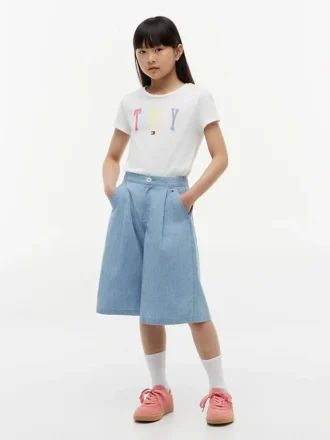 Tommy-logo-T-skjorte for barn