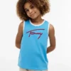 Tommy-logo-tanktop med skrift for barn