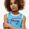 Tommy-logo-tanktop med skrift for barn