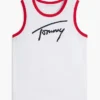 Tommy-logo-tanktop med skrift for barn