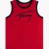 Tommy-logo-tanktop med skrift for barn