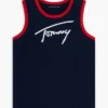 Tommy-logo-tanktop med skrift for barn