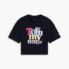 Tommy Puff Print T-skjorte for barn