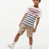 Tommy Stripe T-skjorte for barn