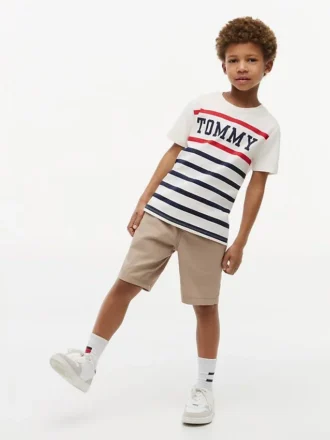 Tommy Stripe T-skjorte for barn