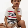 Tommy Stripe T-skjorte for barn