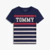 Tommy Stripe T-skjorte for barn
