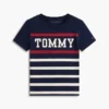 Tommy Stripe T-skjorte for barn