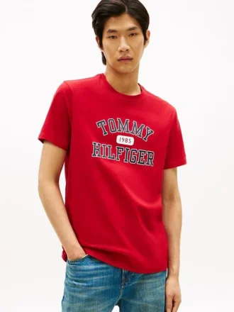 Tommy Varsity Logo T-skjorte