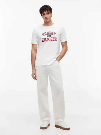 Tommy Varsity Logo T-skjorte