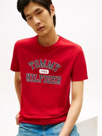 Tommy Varsity Logo T-skjorte