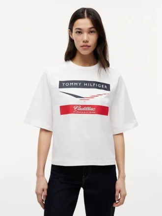 Tommy x Cadillac F1® Team Boxy Chevron T-skjorte