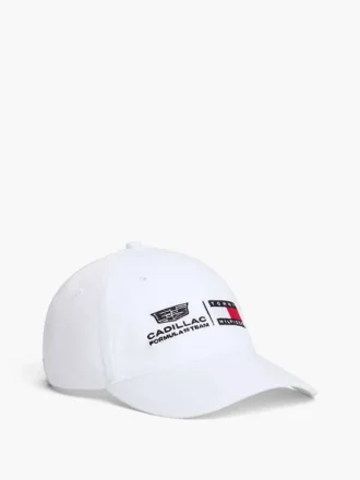 Tommy x Cadillac F1® Team-cap med dobbelt logo