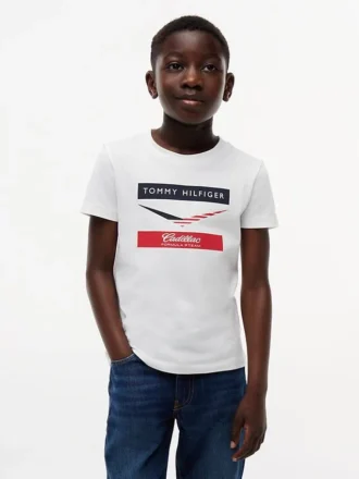 Tommy x Cadillac F1® Team Chevron T-skjorte for barn