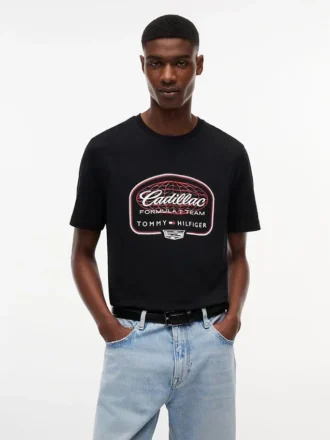 Tommy x Cadillac F1® Team Globe T-skjorte