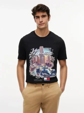 Tommy x Cadillac F1® Team Miami T-skjorte