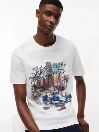 Tommy x Cadillac F1® Team Miami T-skjorte