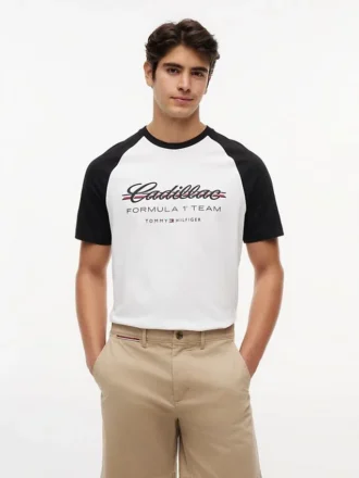 Tommy x Cadillac F1® Team Raglan-T-skjorte