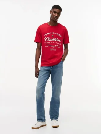 Tommy x Cadillac F1® Team Retro Chevron T-skjorte