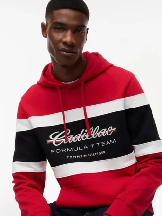 Tommy x Cadillac F1® Team Script-hettegenser
