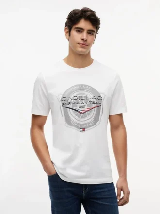 Tommy x Cadillac F1® Team Tire T-skjorte