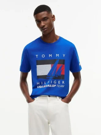 Tommy x US SailGP Team grafisk T-skjorte
