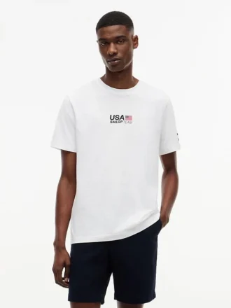 Tommy x US SailGP Team grafisk T-skjorte