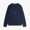 Tonal Club Logo Intechno Knit Sweatshirt